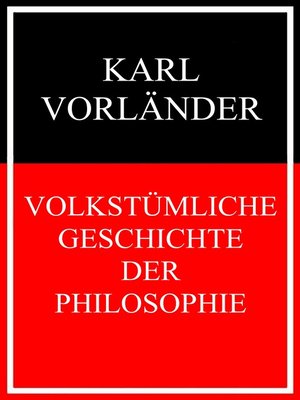 cover image of Volkstümliche Geschichte der Philosophie